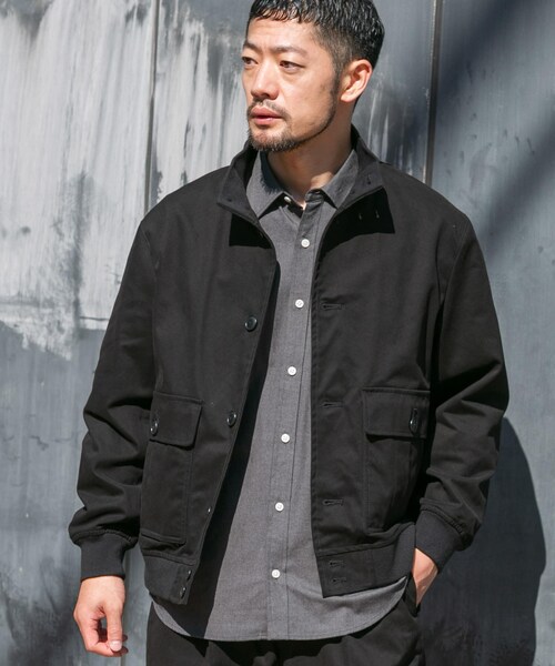URBAN RESEARCH ROSSO（アーバンリサーチロッソ）の「『XLサイズあり』バルスターモールスキンブルゾン（ブルゾン・メンズ・BLACK/BEIGE/DARK BROWN・M/L/XL）」の6枚目の写真