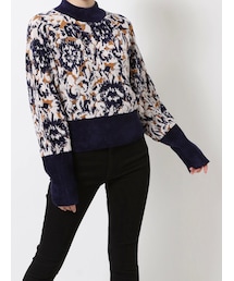 MURUA | パターンジャガードニット(ニット/セーター)