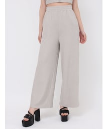 GYDA | リップルプリーツリラックスワイドパンツ【SETUP着用可】(その他パンツ)