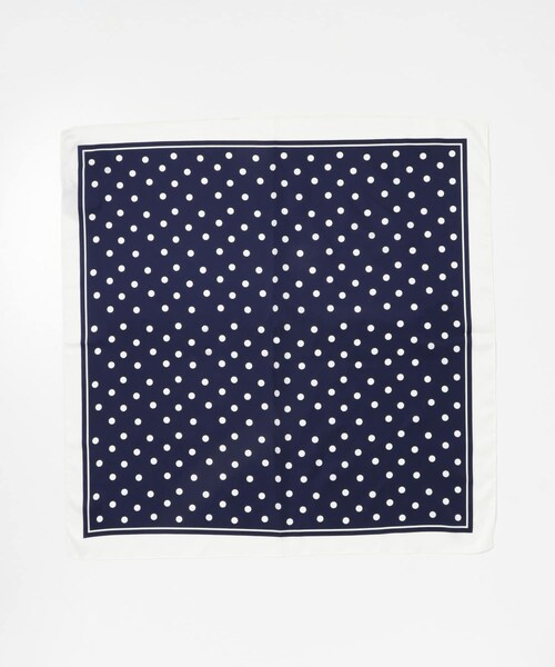 URBAN RESEARCH DOORS(アーバンリサーチドアーズ)の「ドットスカーフ(バンダナ/スカーフ・レディース・NAVY/BEIGE/SILVER・One/one)」の7枚目の写真