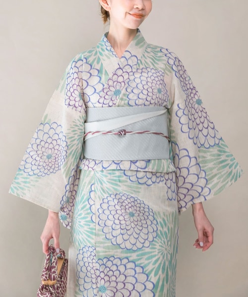 URBAN RESEARCH ROSSO（アーバンリサーチロッソ）の「浴衣 ダリア（着物・メンズ・ブルー・FREE）」の3枚目の写真