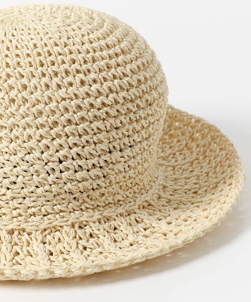 URBAN RESEARCH DOORS（アーバンリサーチドアーズ）の「ペーパーキリカエバケハ（ハット・レディース・NATURAL/BEIGE・one）」の16枚目の写真