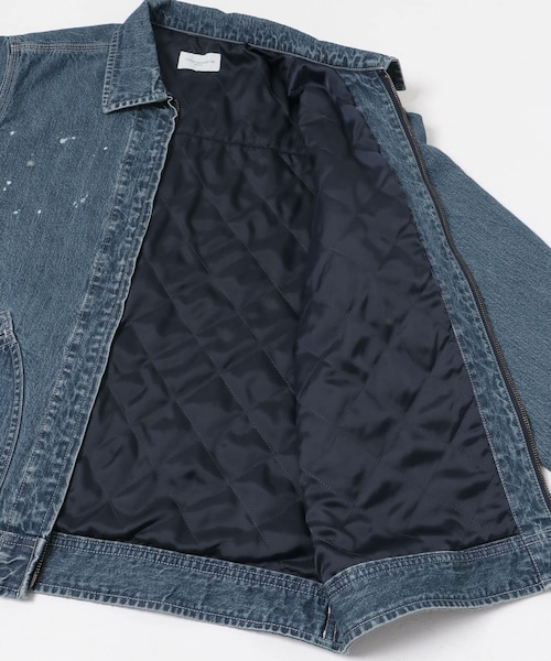 URBAN RESEARCH（アーバンリサーチ）の「new basic 10oz DENIM WORK JACKET（デニムジャケット・メンズ・INDIGO/BLACK・M/L）」の19枚目の写真
