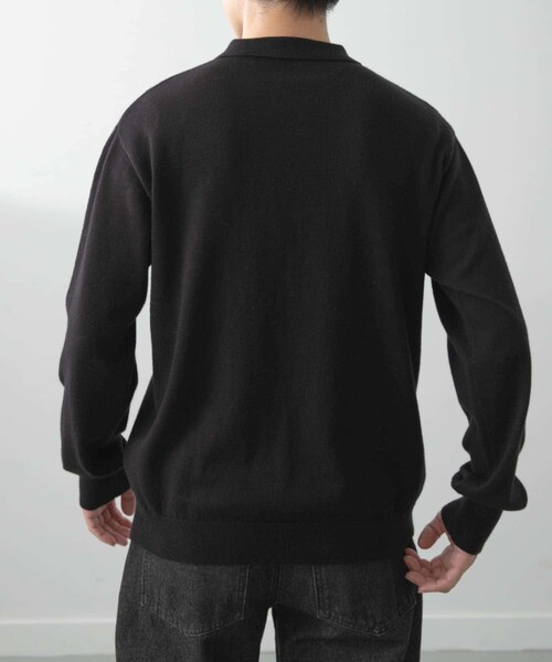 ITEMS URBANRESEARCH（アイテムズ アーバンリサーチ）の「カシミヤ×コットンポロセーター（ニット/セーター・メンズ・GRY/BRD/MOC/BLK・M/L）」の16枚目の写真