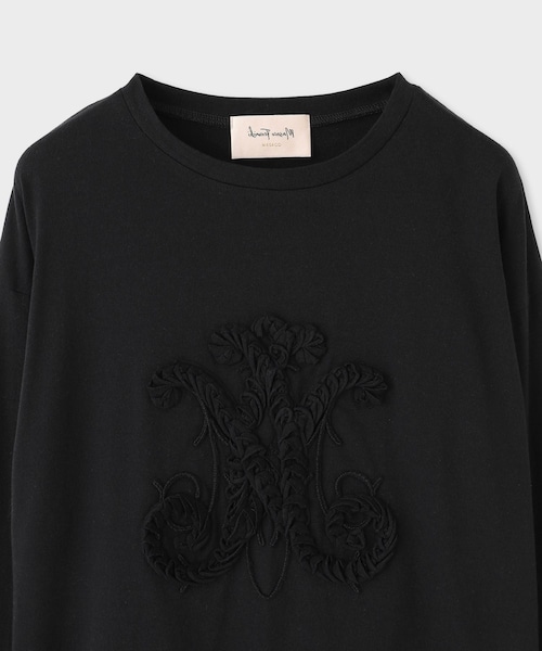 ROPE'(ロペ)の「【Masaco Teranishi(マサコテラニシ)】MONARDA EMBROIDERED LONG TEE|トップス(Tシャツ/カットソー・レディース・ブラック/オフホワイト・F)」の21枚目の写真