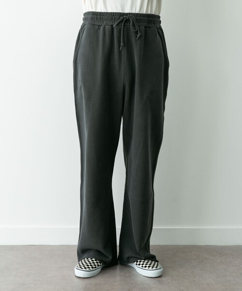 URBAN RESEARCH Sonny Label（アーバンリサーチサニーレーベル）の「スウェットワイドイージーパンツ（スウェットパンツ・メンズ・チャコール/ネイビー・M/L）」の12枚目の写真