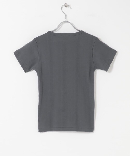 KBF（ケイビーエフ）の「Miller　Panel ribbed Henley tee（Tシャツ/カットソー・レディース・WHITE/BLK-W3/CGRY・Free）」の15枚目の写真