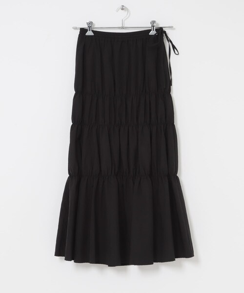 URBAN RESEARCH ROSSO（アーバンリサーチロッソ）の「ブライトシャーリングスカート（スカート・レディース・GRAY/BLACK・Free）」の9枚目の写真