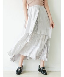dazzlin | レイヤードグロスフレアスカート(スカート)