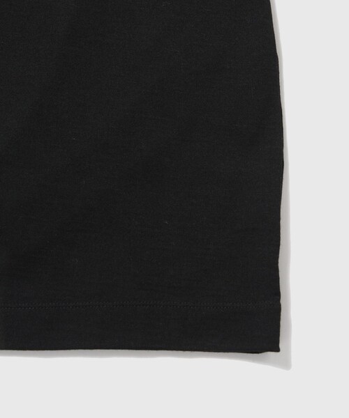 ADAM ET ROPE'(アダムエロペ)の「【NIKKE】ウール天竺 ハーフスリーブ ニットT(Tシャツ/カットソー・メンズ・ブラック/ネイビー・L/M)」の16枚目の写真