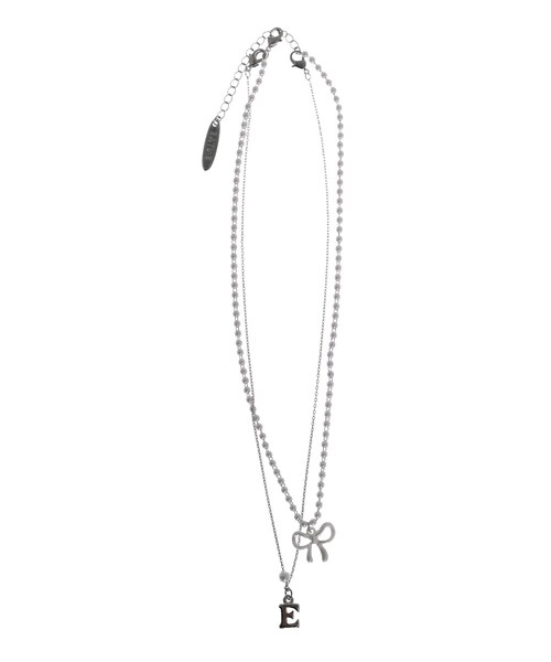 EATME（イートミー）の「パールリボンネックレス（ネックレス・レディース・シルバー/ゴールド・F）」の3枚目の写真