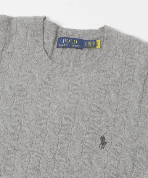 URBAN RESEARCH ROSSO（アーバンリサーチロッソ）の「POLO RALPH LAUREN　WOOL CASHMERE KNIT（ニット/セーター・レディース・NAVY/GREY/BROWN・S/M）」の11枚目の写真