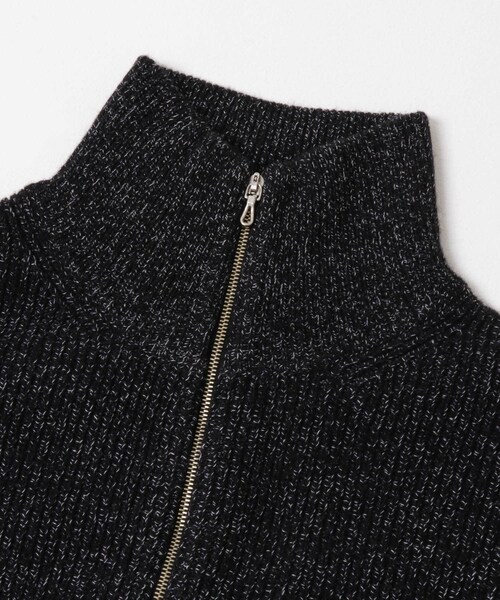 URBAN RESEARCH（アーバンリサーチ）の「ULTERIOR　WOOL COTTON RIB DRIVERS KNIT（テーラードジャケット・メンズ・BLACK MIX/GREY MIX/PURPLE MIX・M/L）」の6枚目の写真