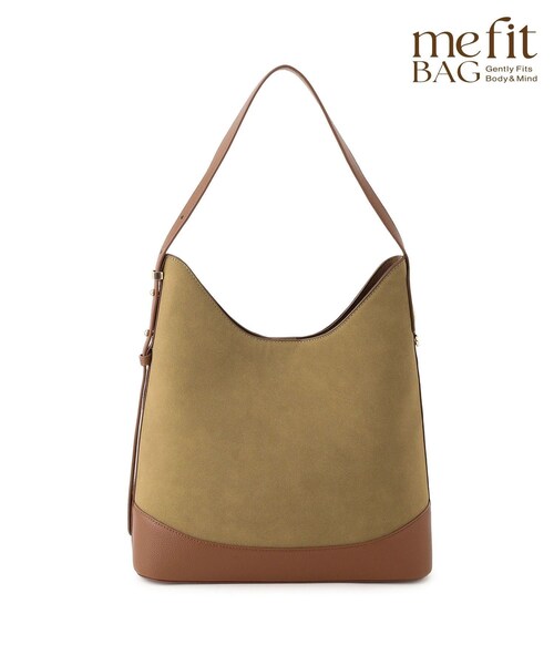 ROPE' PICNIC（ロペピクニック）の「me fit BAG ミドルプラス・ワンショルダーフィットバッグ（ショルダーバッグ・レディース・ブラック/キナリ/ブラウン系/カーキ系・F）」の8枚目の写真