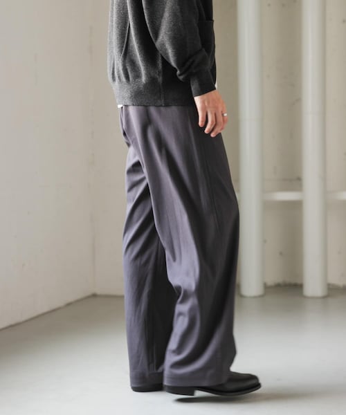 URBAN RESEARCH DOORS（アーバンリサーチドアーズ）の「FORK&SPOON　TRイージートラウザー（その他パンツ・メンズ・CHARCOAL/NAVY・4/5）」の4枚目の写真