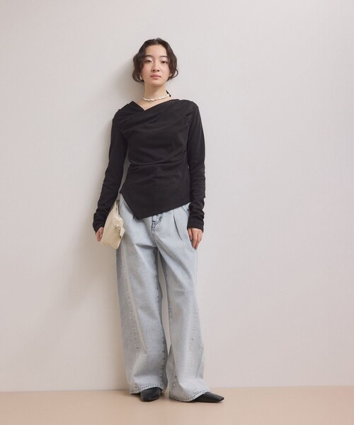 ADAM ET ROPE'(アダムエロペ)の「フラットミュール(サンダル・レディース・ブラック/ベージュ・36.0/37.0/38.0)」の10枚目の写真