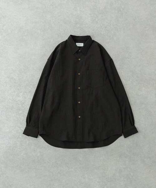 URBAN RESEARCH（アーバンリサーチ）の「new basic　ALBATROSS WOOL SHIRTS（シャツ/ブラウス・メンズ・GRAY/BROWN・M/L/XL）」の12枚目の写真