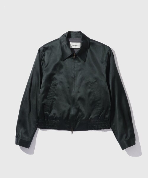 ADAM ET ROPE'（アダムエロペ）の「【TONYWACK/トニーウェック】SILK COTTON SWING JACKET（その他アウター・メンズ・グリーン/ワイン・L/M）」の2枚目の写真