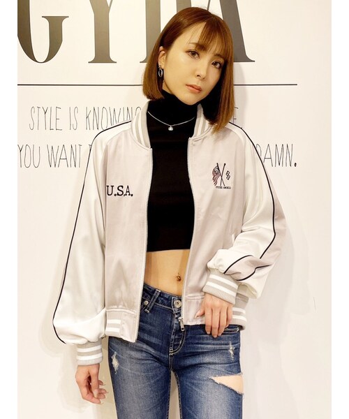 GYDA LOS ANGELESスーベニアブルゾン 新品 GYDA（ジェイダ）の「LOS ANGELESスーベニアブルゾン（ブルゾン）」 - WEAR