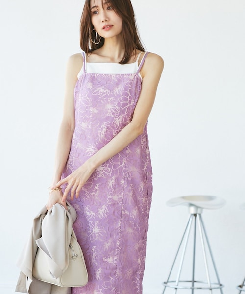 ROPE' PICNIC（ロペピクニック）の「【emur/エミュール】1人で着られる浴衣キャミワンピースセット（浴衣・レディース・ブルー/ラベンダー・38）」の18枚目の写真
