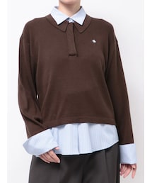 LAGUNAMOON | 【POLO BCSコラボ】シャツレイヤードポロニッ(ニット/セーター)