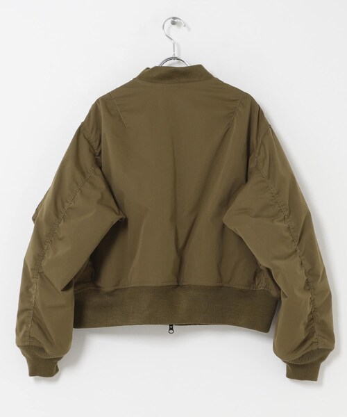 URBAN RESEARCH DOORS(アーバンリサーチドアーズ)の「FORK&SPOON SORONA MA-1ブルゾン(ブルゾン・レディース・BLACK/KHAKI・1)」の10枚目の写真
