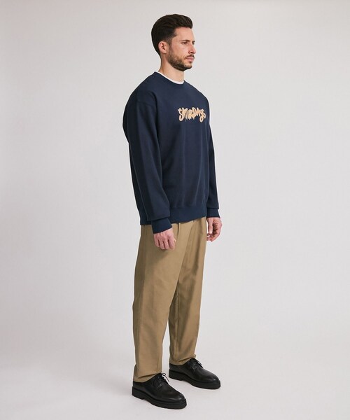 Saturdays NYC(サタデーズ ニューヨークシティ )の「Neon Saturdays Sweatshirt(スウェット・レディース・ホワイト/ネイビー・L/M/S/XL/XS)」の17枚目の写真