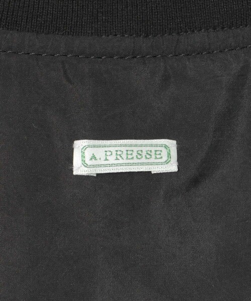 URBAN RESEARCH(アーバンリサーチ)の「A PRESSE Nubuck leather Rib Blouson(ブルゾン・メンズ・BLACK・2/3)」の11枚目の写真