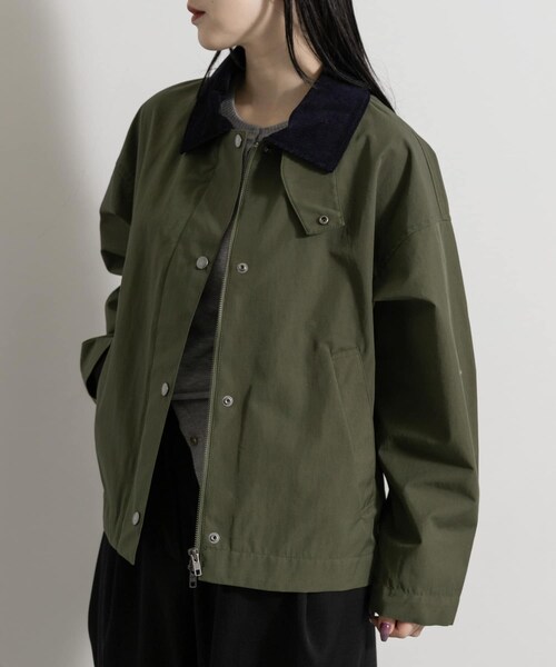 THE GOODLAND MARKET（ザグッドランドマーケット）の「『別注』MIDIUMISOLID×THE GOODLAND MARKET　detroit JK（テーラードジャケット・レディース・beige/khaki/Navy・FREE）」の13枚目の写真