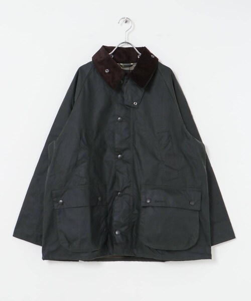 URBAN RESEARCH（アーバンリサーチ）の「Barbour　OS BEDALE WAX JACKET（テーラードジャケット・メンズ・SAGE/BLACK・36/38/40）」の2枚目の写真