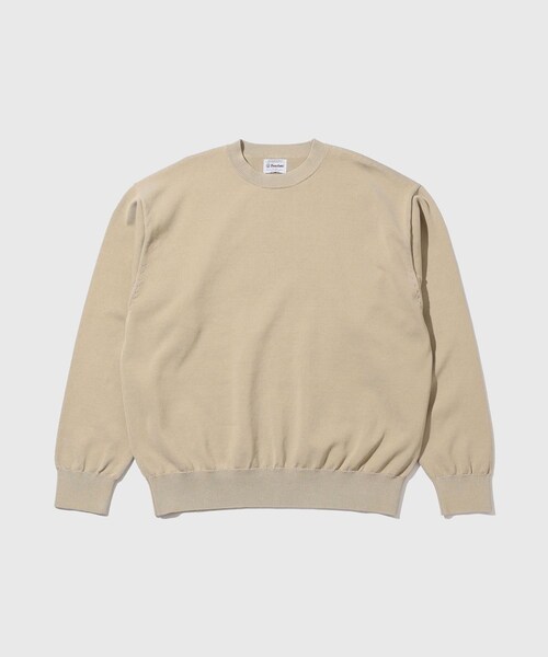 【Yonetomi/ヨネトミ】RIGID SEA ISLAND COTTON KNIT P/O