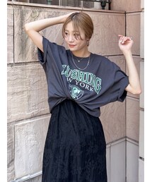 Ungrid | カレッジロゴビッグTee(Tシャツ/カットソー)