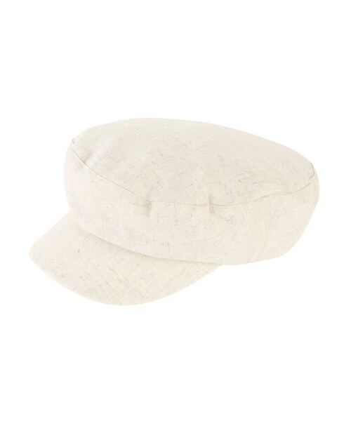 dazzlin（ダズリン）の「リネンライクキャスケット（キャスケット・レディース・モカ/グレー/ブラウン/ベージュ/アイボリー・F）」の2枚目の写真