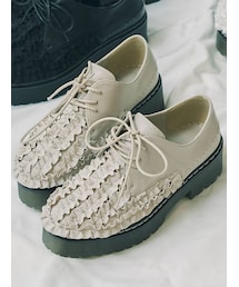 merry jenny | フリルレースアップシューズ(その他シューズ)