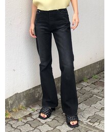 EMODA | ヴィンテージライクハイウエストフレアジーンズ(デニムパンツ)