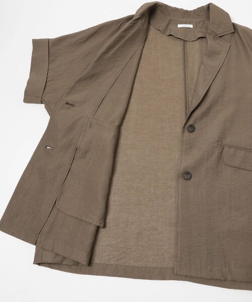 ITEMS URBANRESEARCH（アイテムズ アーバンリサーチ）の「シアードルマンジャケット（テーラードジャケット・レディース・BLK/BRN/GREGE・Free）」の9枚目の写真