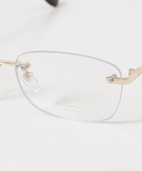 URBAN RESEARCH（アーバンリサーチ）の「decor『デコール』　Eyewear Rimless（メガネ・レディース・BROWN/SILVER・-）」の13枚目の写真