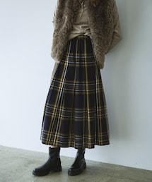 URBAN RESEARCH Sonny Label | タックチェックイージースカート(スカート)