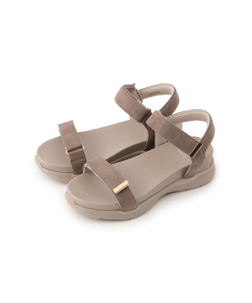 ROPE' PICNIC(ロペピクニック)の「ワニカンベルクロスニーカーサンダル(サンダル・レディース・ブラック/キナリ/ベージュ/ベージュ系/ネイビー・L/M/S)」の11枚目の写真