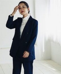 nissen | 【sail】テーラードジャケット　（セットアップ対応）小さいサイズ(テーラードジャケット)