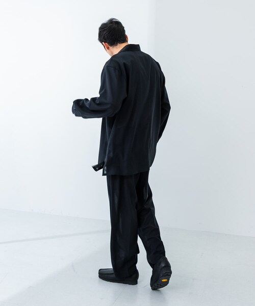 URBAN RESEARCH（アーバンリサーチ）の「『別注』ATON×URBAN RESEARCH　OVERSIZED SHIRTS（シャツ/ブラウス・メンズ・075NAV/IND/004CHA・4/6）」の14枚目の写真