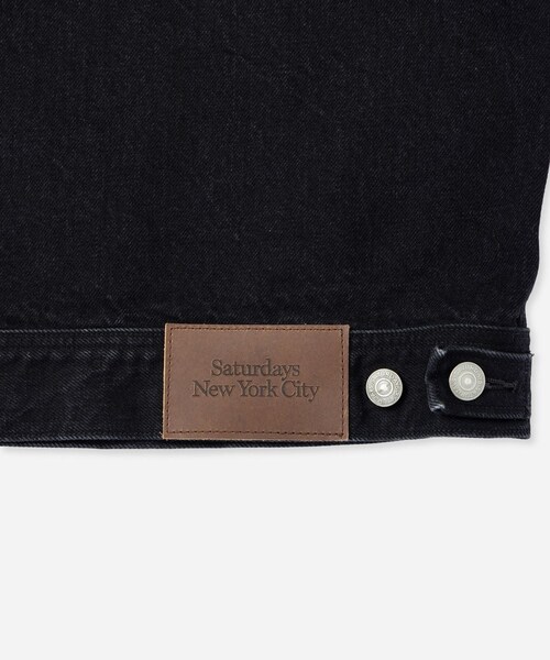 Saturdays NYC（サタデーズ ニューヨークシティ ）の「Antoine Coverall Jacket（デニムジャケット・レディース・ブラック/ブルー・L/M/S/XL）」の15枚目の写真