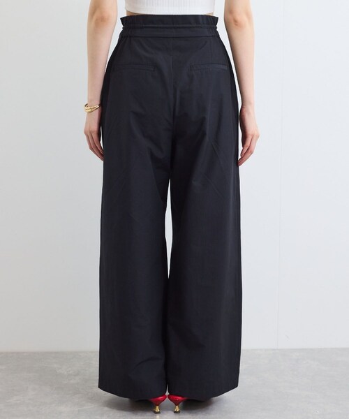 VIS（ビス）の「【接触冷感/洗える】ドロストワイドパンツ（その他パンツ・レディース・ブラック/ベージュ・F）」の13枚目の写真