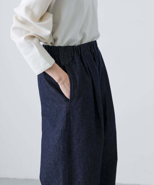 かぐれ（カグレ）の「デニムクロップドパンツ（デニムパンツ・レディース・INDIGO・FREE）」の13枚目の写真