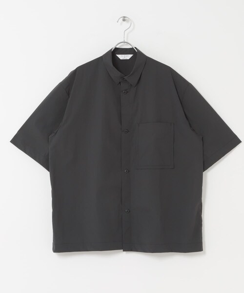 URBAN RESEARCH DOORS(アーバンリサーチドアーズ)の「STILL BY HAND ナイロンレギュラーカラーシャツ(シャツ/ブラウス・メンズ・BLACK/CHARCOAL/GREIGE・46/48)」の11枚目の写真