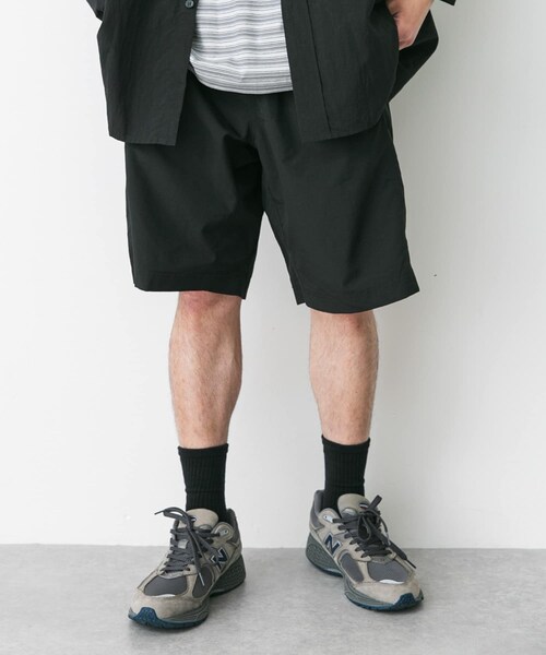 URBAN RESEARCH DOORS（アーバンリサーチドアーズ）の「『別注』BURLAP OUTFITTER×DOORS　Supplex Nylon Shorts（その他パンツ・メンズ・BRINDLE/BLACK/RAVEN・M/L）」の6枚目の写真