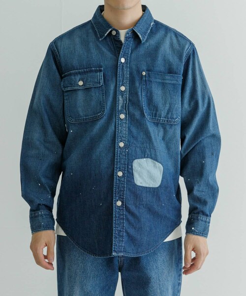 URBAN RESEARCH(アーバンリサーチ)の「FREEMANS SPORTING CLUB GREAT JONES JEAN SHIRT(シャツ/ブラウス・メンズ・115Wユーズド・S/M/L/XL)」の4枚目の写真