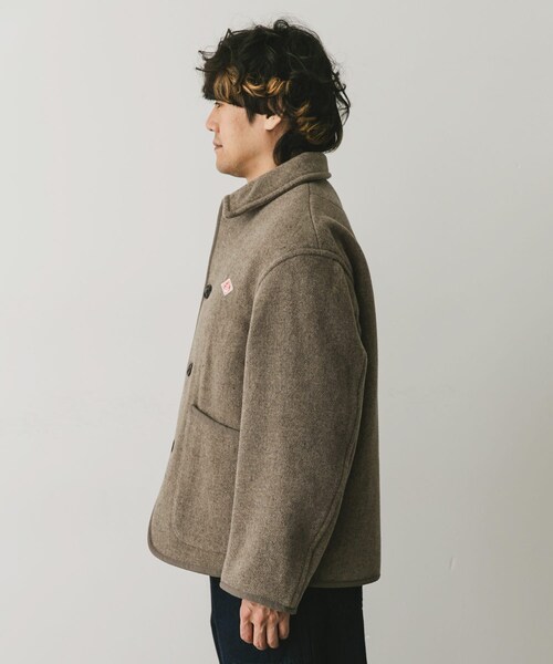 URBAN RESEARCH DOORS(アーバンリサーチドアーズ)の「DANTON COVERALLS JACKET(カバーオール・メンズ・H.BEIGE/NAVY/M.GREY/BLACK・38/40/42)」の15枚目の写真