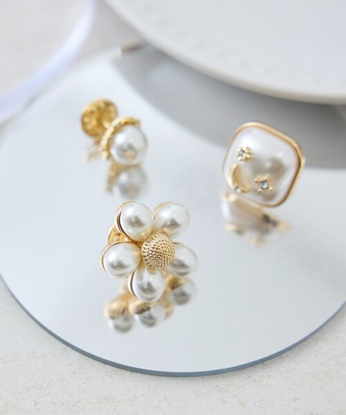 ROPE' PICNIC（ロペピクニック）の「ボタンピンブローチセット（ブローチ/コサージュ・レディース・ゴールド/ゴールド系・F）」の15枚目の写真