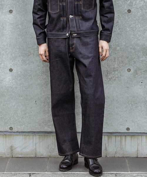 URBAN RESEARCH（アーバンリサーチ）の「SHIOTA　スーピマDENIM PANTSバギー#JAY（デニムパンツ・メンズ・INDIGO・28/30/32/34）」の4枚目の写真